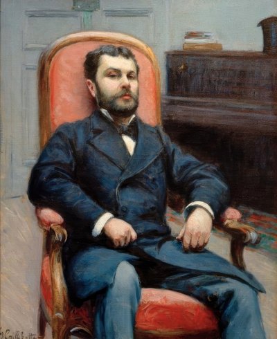 Ritratto di Richard Gallo da Gustave Caillebotte